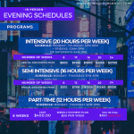 Evening Price List