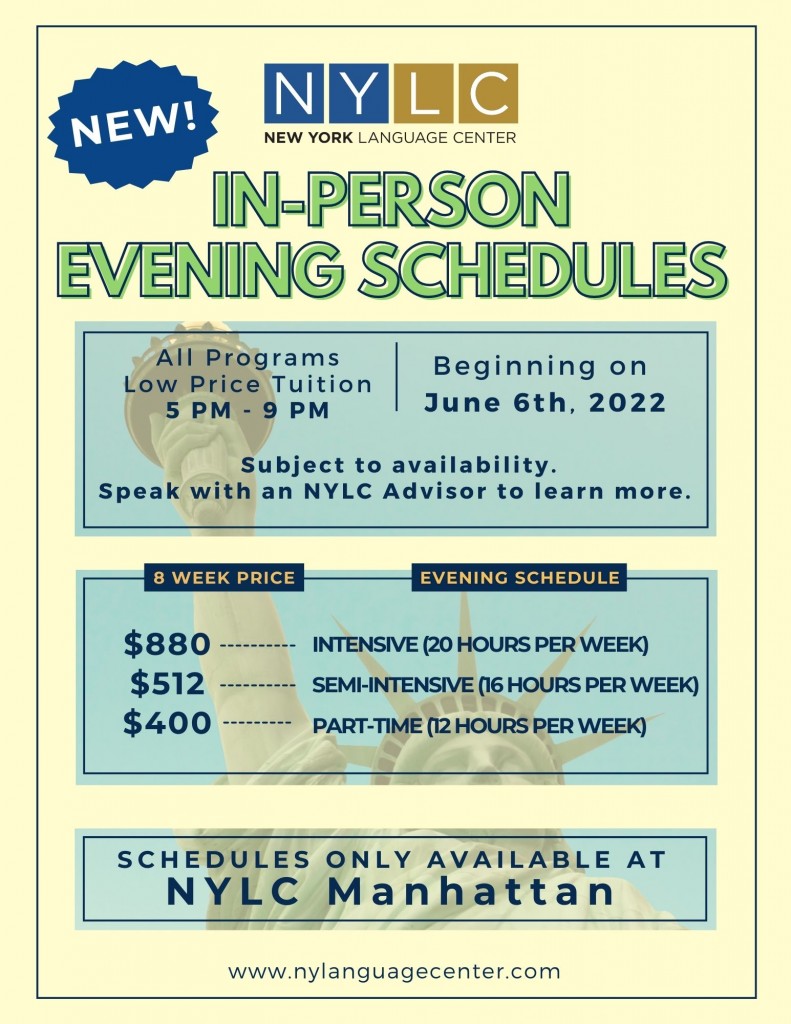 Manhattan Evening Schedules Marketing Material (1)